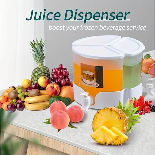 1pc Beverage Dispenser With Faucet, Rotatable 360° Removable Plastic Juice  Dispenser With Dustproof Lid And Large Capacity Removable Bracket, 1.37  Gallon (About 5.2L) 2023 - $15.99
