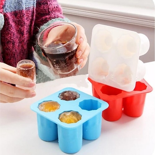 

glace tasse cube plateau moule fait des verres à liqueur glace moule nouveauté cadeaux bac à glaçons été potable outil glace verre à liqueur moule