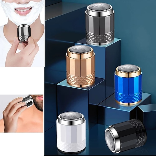 

Mini Portable Electric Shaver Razor USB Rechargeable Electric Shaver Face Cordless Beard Knife Painless Shaver Machine For Men