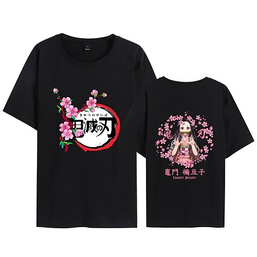 

Matador de Demônios: Kimetsu no Yaiba Kamado Nezuko Kamado Tanjiro Japonesa/Curta Imprimir Clássico Estilo de rua Camiseta Para Homens Mulheres Unisexo Adulto Hot Stamping 100% algodão Casual / Diário