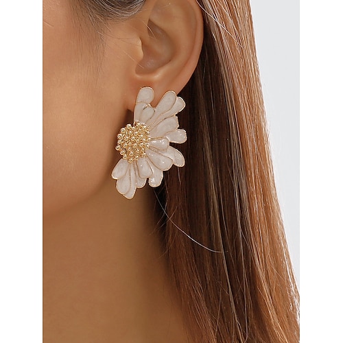 

Mujer Pendientes Moda Exterior Floral Arete