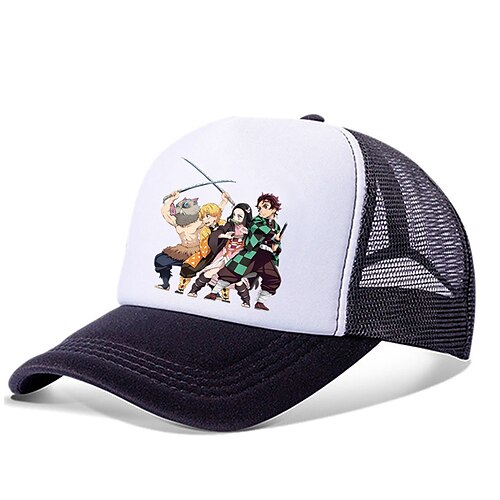 

Chapeau / Casquette Inspiré par Tueur de démons: Kimetsu no Yaiba Kamado Nezuko Agatsuma Zenitsu Manga Accessoires de Cosplay Chapeau Polyester Homme Femme Cosplay Costumes d'Halloween