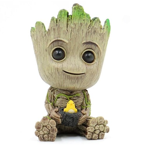 

Gardiens de la Galaxie 3 Bébé Groot Homme d'arbre Porte-crayons Planteur pot de fleur Cosplay de Film Décontractées Oiseau Groot Fleur Groot Ensemble d'accessoires