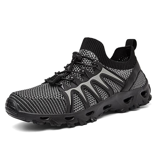 

Herren Turnschuhe Übergrössen Sport Brautkleider schlicht Outdoor Täglich Wandern Wasser-Schuhe Gitter Schwarz Blau Grün Sommer