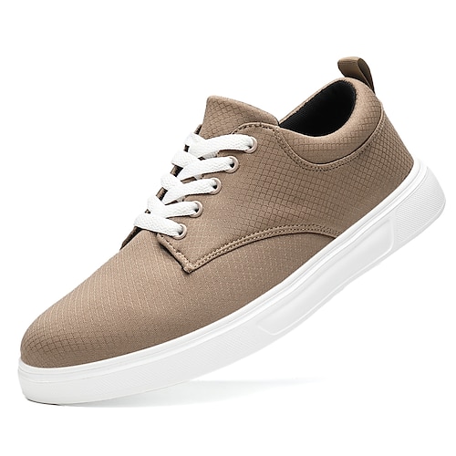 

Hombre Zapatillas de deporte Zapatos Confort Tallas Grandes Casual Británico Diario Tela Transpirable Negro Caqui Gris Verano Primavera