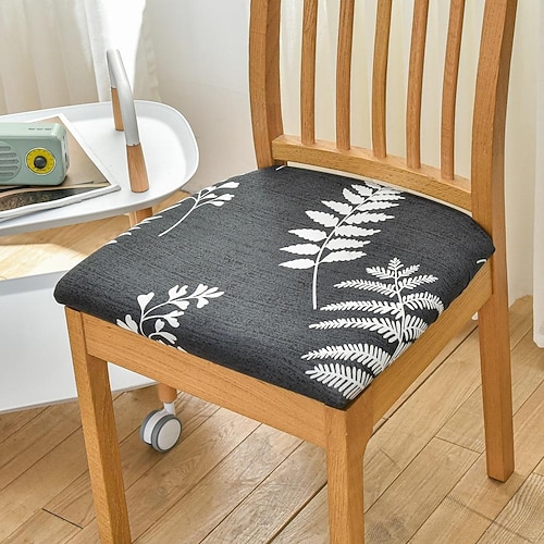 Seat Covers for Dining Room Stretch Chair Seat Slipcover Elastic
