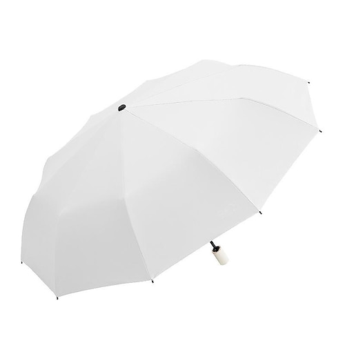 

spot Vente en gros 30% de réduction parapluie automatique à double usage ensoleillé et pluvieux 8 os parapluie de protection solaire en vinyle logo publicitaire parapluie personnalisé créatif