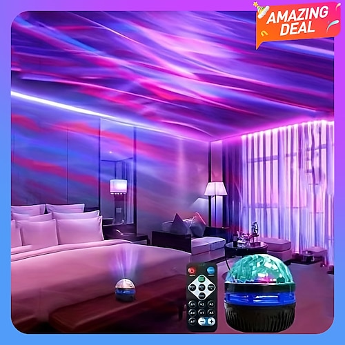 

LED Starry Sky Projection Light Mini Remote Control Projector USB Plug-in Colorful Atmosphere Small Night Light