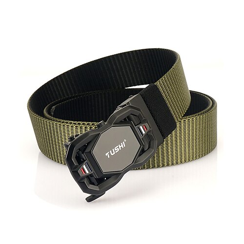 

Men's Belt Tactical Belt Nylon Web Work Belt Black Royal Blue Nylon Military Army Plain Daily Wear Going out Weekend