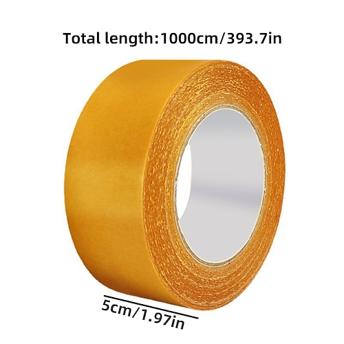 10M Double Sided Carpet Tape Heavy Duty Translucent Mesh