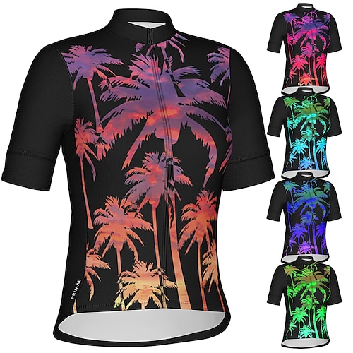 

21Grams Mulheres Camisa para Ciclismo Manga Curta Moto Camisa / Roupas Para Esporte Blusas com 3 bolsos traseiros Ciclismo de Montanha Ciclismo de Estrada Respirável Secagem Rápida Pavio Humido Tiras