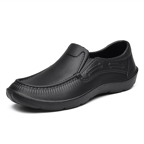 

Men's Loafers Slip-Ons Comfort Shoes Casual Daily EVA(ethylene-vinyl acetate copolymer) Breathable Black Summer Spring