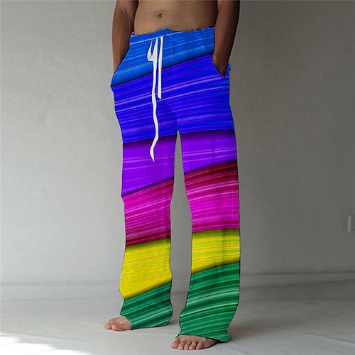 Rainbow Pants Mens