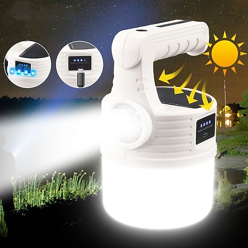 

luz de acampamento solar kuangtu: resistência ultralonga, iluminação de emergência portátil amplificador; cobrando por suas aventuras ao ar livre!