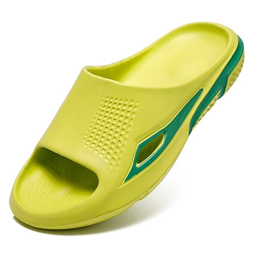 

Herren Unisex Sandalen Hausschuhe Slippers Hausschuhe im Freien Brautkleider schlicht Strand Design Täglich Strand Wanderschuhe Gummi PVC Atmungsaktiv Schwarz Weiß Grün Sommer