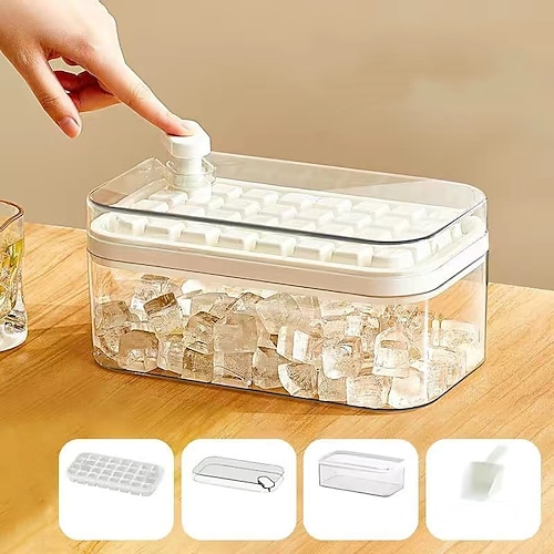 New Silicone Pressing Ice Block Mold Ice Grid Ice Box Household