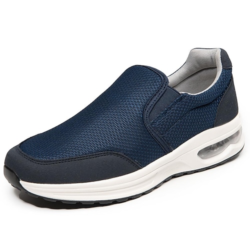 

Homme Mocassins et Slip On Look Sportif Chaussures de confort Sportif Décontractées Extérieur du quotidien Course à Pied Marche Maille Respirable Noir Bleu Grise Eté Printemps