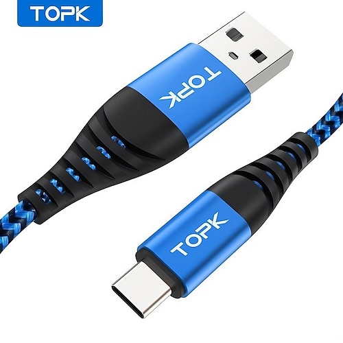 

cabo de carregamento usb c azul 6,6 pés usb a para tipo c cabo de carregamento trançado compatível com samsung galaxy a10e a20 a50 a51 a71, s20 s10 s9 s8 plus s10e, note 20 10 9 8, moto g7 g8