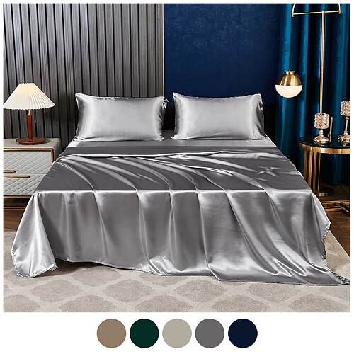

ensemble de drap-housse en satin