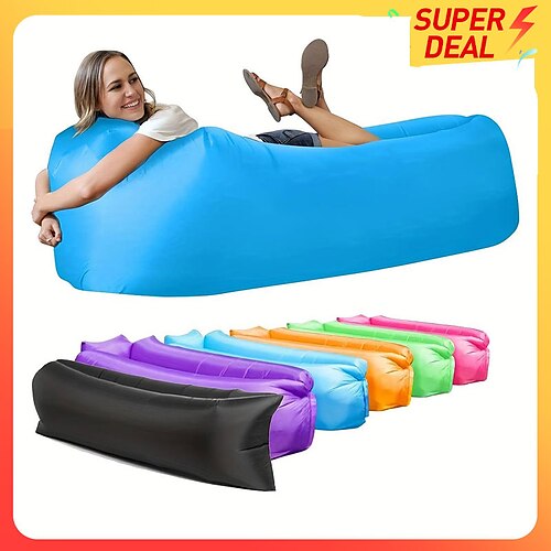 

Inflatable Lounger, Portable,Waterproof For Backyard Lakeside Beach Traveling Camping Picnics & Music Festivals Camping, Lazy Inflatable Sofa