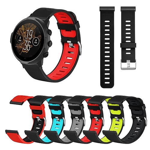 

Smartwatch-Band Kompatibel mit Suunto SUUNTO 9 Suunto Spartan Sport Handgelenk HR Baro Suunto 7 Suunto D5i Smartwatch Gurt Verstellbar Sportarmband Ersatz Armband