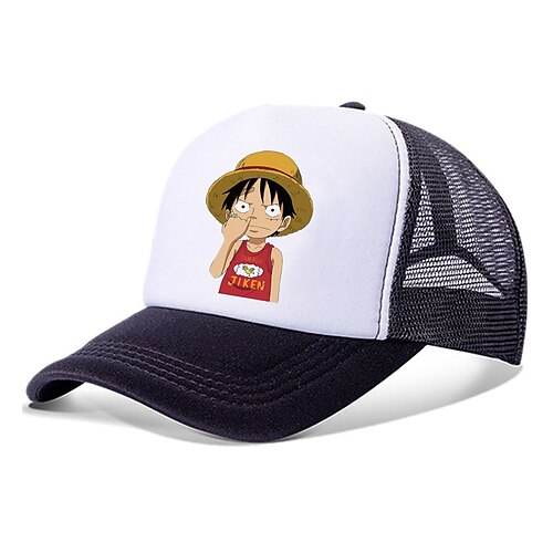 

Chapeau / Casquette Inspiré par One Piece Monkey D.Luffy Manga Accessoires de Cosplay Chapeau Polyester Homme Femme Cosplay Costumes d'Halloween