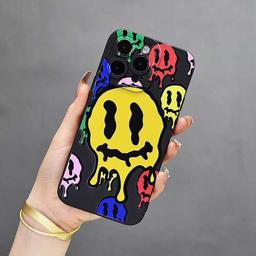 

telefone Capinha Para Apple Caixa de silicone Estojo ultrafino iPhone 14 Pro Max Plus 13 12 11 Mini X XR XS 8 7 Ultra-Fina Estampada Anti-Arranhões Coelho Desenhos 3D TPU Silicone