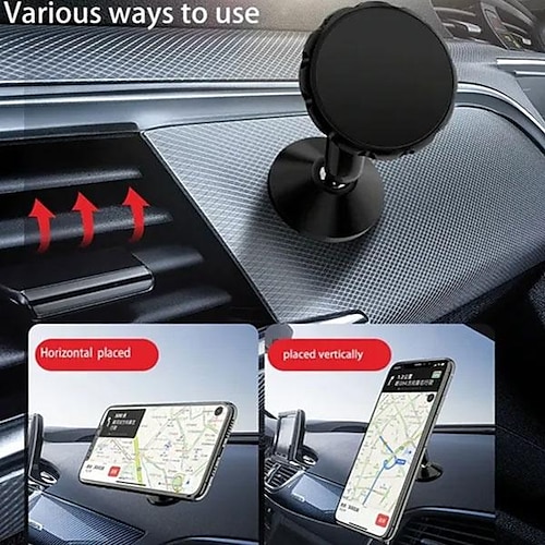 

Support de téléphone de voiture magnétique universel à 360 degrés support magnétique support de téléphone portable accessoires de téléphone portable