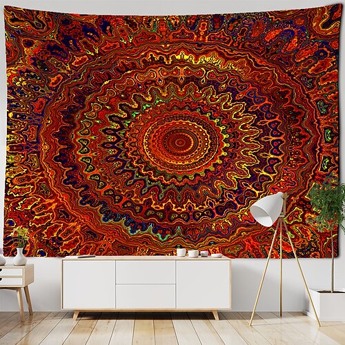 

Mandala Bohemian Trippy Wandteppich zum Aufhängen, großer Wandteppich, Wanddekoration, Fotografie, Hintergrund, Decke, Vorhang, Zuhause, Schlafzimmer, Wohnzimmer, Dekoration