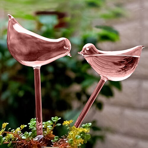 

oiseau paresseux fleur abreuvoir décoration de fleurs en pot créative infiltration d'eau automatique pour le jardinage