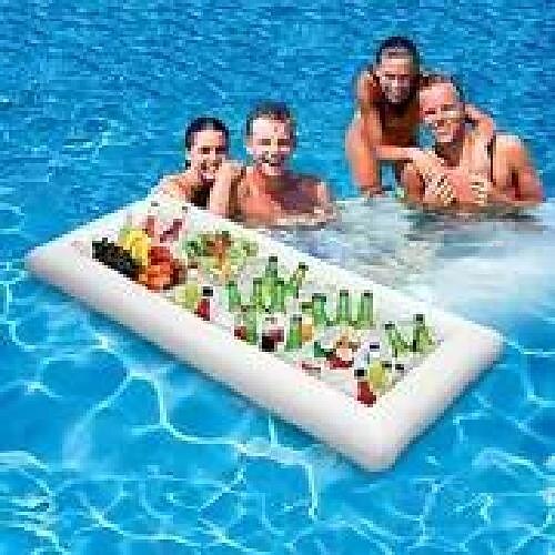 

fabricants en stock barre de glace gonflable en pvc assiette à salade gonflable eau seau à glace gonflable bac à glace expédition en une seule goutte