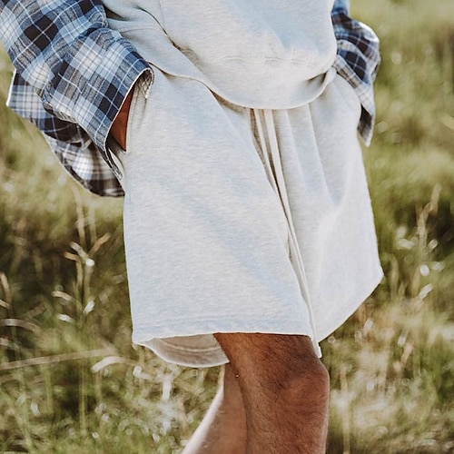 

Homens calções atléticos Shorts de Corrida Shorts casuais Bolsos Tecido Conforto Respirável Ao ar livre Diário Para Noite Moda Casual Preto Branco