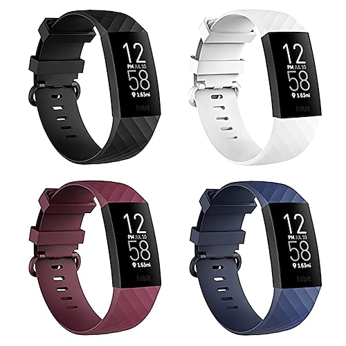 For Fitbit Charge 4 Sport Band Bracelet Charge 3 SE Silicone Strap  Watchband
