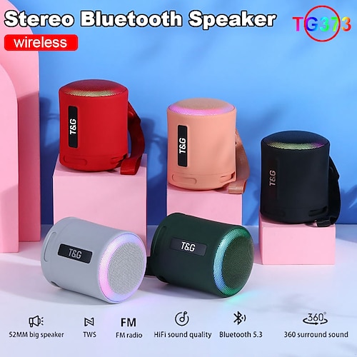 

TG TG373 Haut-parleur Bluetooth Bluetooth Mini Son stéréo Haut-parleurs sans fil Haut-parleur Pour Polycarbonate Ordinateur portable Téléphone portable