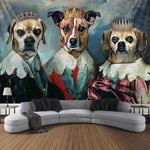 

Tapiz colgante de animales victorianos, arte de pared, tapiz grande, mural, decoración, fotografía, telón de fondo, manta, cortina, hogar, dormitorio, sala de estar, decoración