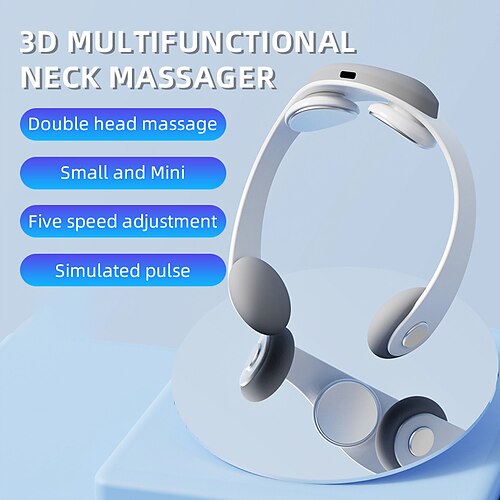 

Smart Electric Neck and Back Pulse Massager TENS Wireless Heat Cervical Vertebra Relax Pain Kneading Massage Machine