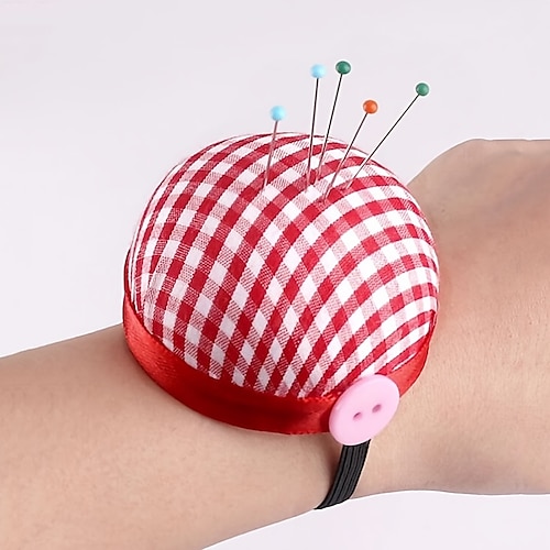 

1pc Cute Pincushion, Wrist Pad For Sewing, Wrist Wearable Sewing Pin Cushions, Quilting Pins Holder, Sewing Supplies