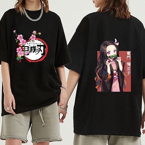 

Demon Slayer: Kimetsu no Yaiba Kamado Nezuko Kamado Tanjiro T-shirt Print Classic Street Style T-shirt For Men's Women's Unisex Adults' Hot Stamping 100% Cotton Casual Daily