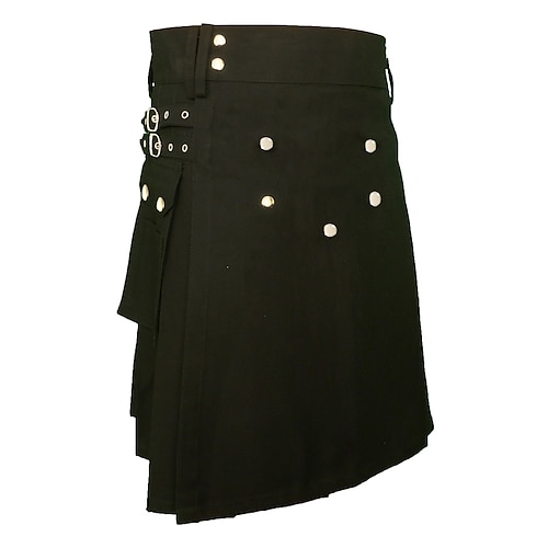 

Retro Vintage Punk Gothic 18. Jahrhundert Schottische Utility-Kilts Herren Kostüm Jahrgang Cosplay Casual Röcke Maskerade