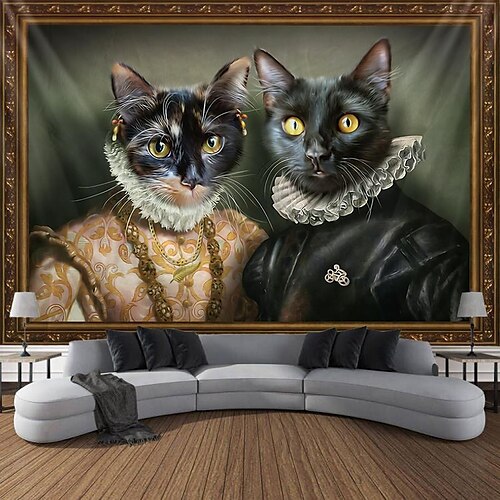 

Victorian Animals Hanging Tapestry Wall Art Large Tapestry Mural Decor Photograph Backdrop Blanket Curtain Home Bedroom Living Room Decoration