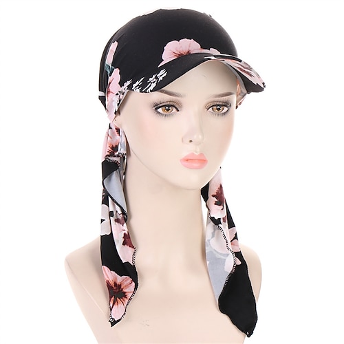 

Hijab musulmán con estampado de leopardo de camuflaje, sombrero turbante para mujeres, niñas, gorra de béisbol, sombreros para el sol, pañuelo para la cabeza, bufanda, color sólido, moda para mujeres,