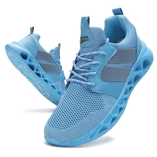 

Homens Tênis Look desportivo Esportivo Casual Ao ar livre Diário Corrida Sapatos de fitness e cross training PVC Com Transparência Azul Laranja Verão Outono