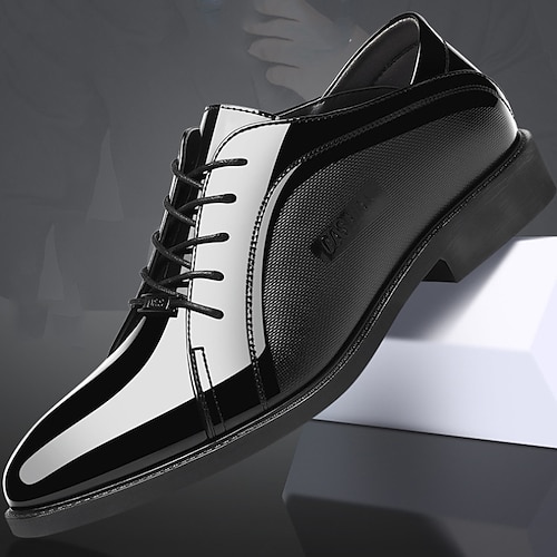 

Hombre Oxfords Mocasines de cuero Negocios Casual Británico Exterior Diario Microfibra Transpirable Negro Marrón Verano Primavera