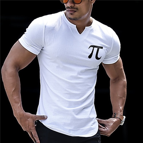 

Men's T shirt Tee Graphic Prints V Neck Clothing Apparel Hot Stamping Outdoor Daily Short Sleeve Print Fashion Designer Casual