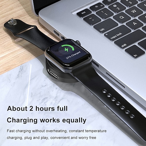 

Chargeur sans fil portable pour apple watch series 7 6 5 4 3 se accessoires iwatch station de charge chargeur applewatch