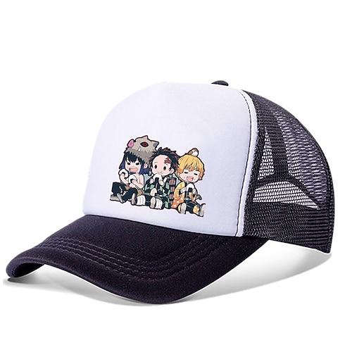 

Hat / Cap Inspired by Demon Slayer: Kimetsu no Yaiba Kamado Nezuko Agatsuma Zenitsu Anime Cosplay Accessories Hat Polyester Men's Women's Cosplay Halloween Costumes