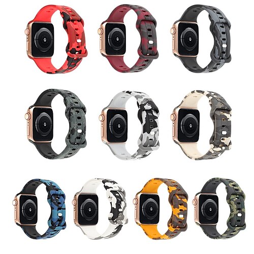 

Correa Deportiva Compatible con Apple Watch Correa 38mm 40mm 41mm 42mm 44mm 45mm 49mm Dos tonos Ajustable Mujeres Hombres Silicona correa de repuesto para iwatch Series Ultra 8 7 6 5 4 3 2 1 SE