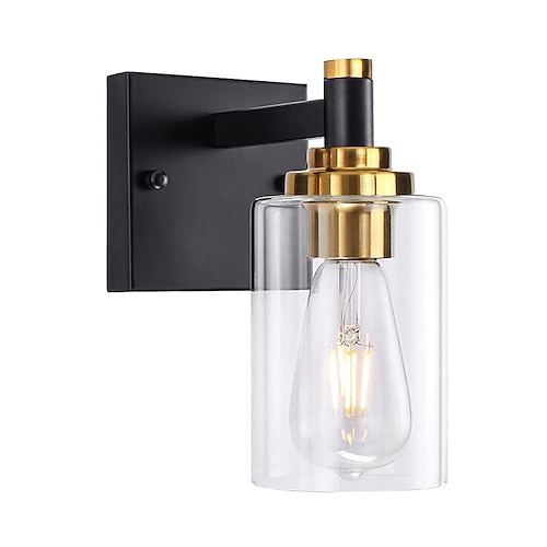 EDISHINE Farmhouse Vanity Lights For Bathroom, 2-Light Bathroom Vanity...