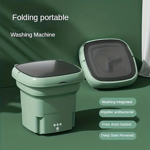 

Lavadora plegable portátil de 4,5 l perfecta para ropa interior, calcetines y ropa de bebé