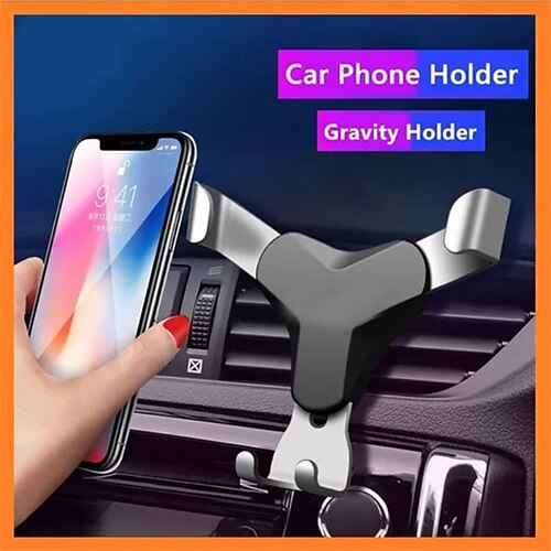 

Support universel pour téléphone de voiture support de téléphone portable gravité support magnétique support d'évent de cellule support de smartphone dans la voiture